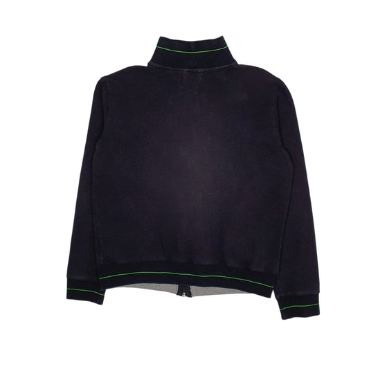 Womens Black Hugo Boss Full Zip Jumper