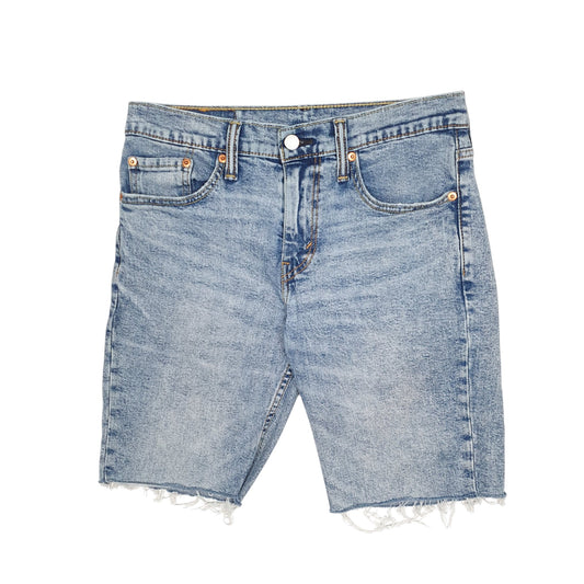 Mens Blue Levis 511 Stretch Denim Shorts