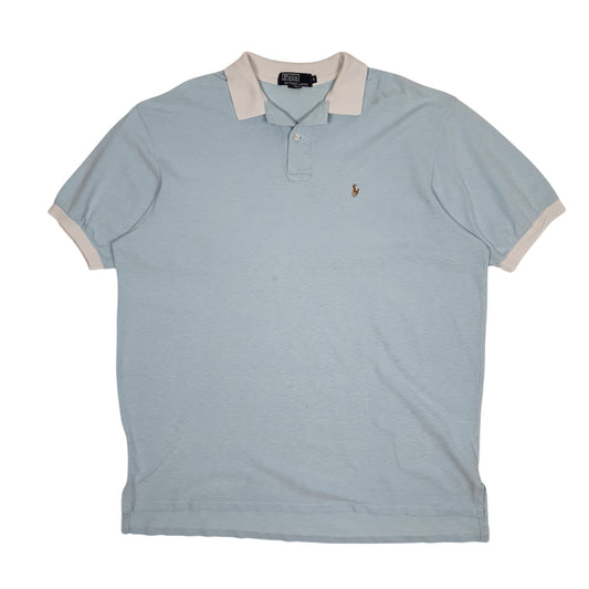 Mens Blue Polo Ralph Lauren Short Sleeve Polo Shirt