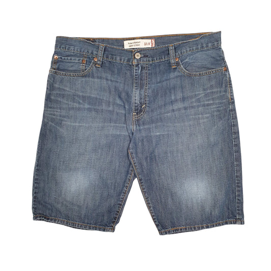 Mens Blue Levis 514 Denim Shorts