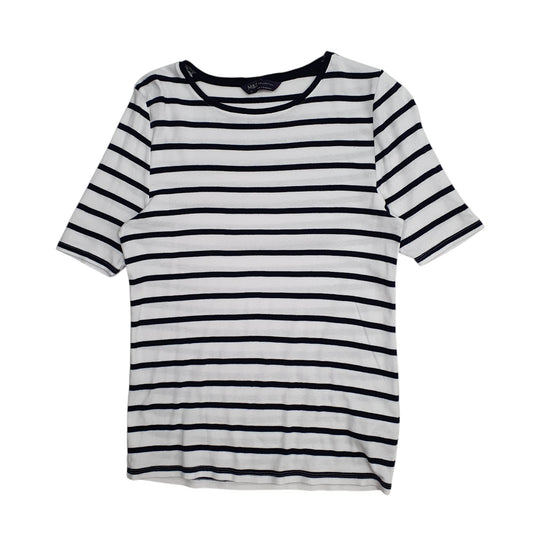 Womens White M&S Short Sleeve T Shirt