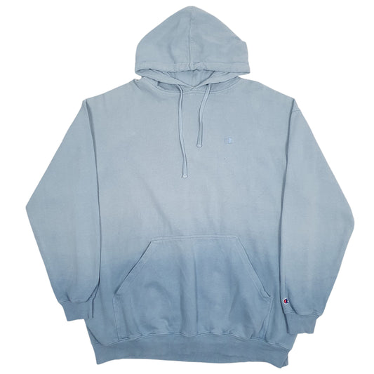 Mens Blue Champion Hoodie Jumper