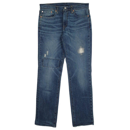 Mens Blue Levis Distressed 511 JeansW32 L32