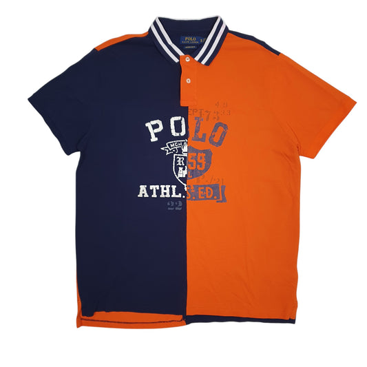 Mens Navy Polo Ralph Lauren Short Sleeve Polo Shirt