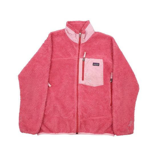 Womens Pink Patagonia Full Zip Jumper