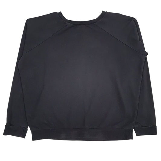 Womens Black Disney Mickey Mouse Crewneck Jumper