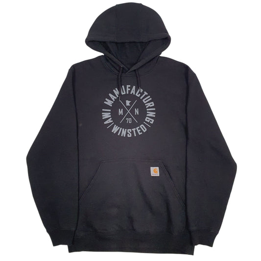 Mens Black Carhartt Hoodie Jumper