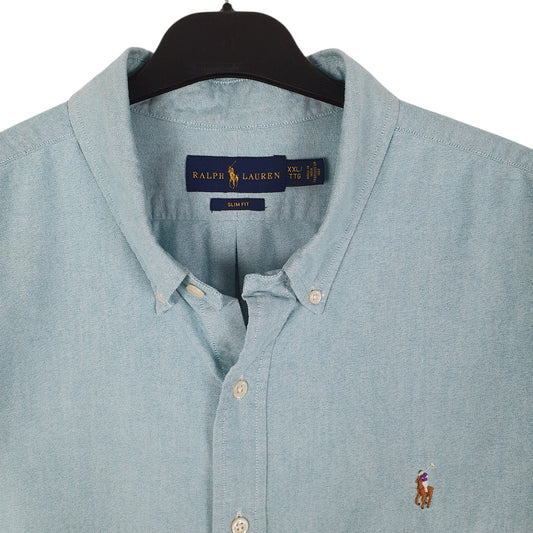 Mens Blue Ralph Lauren Shirt