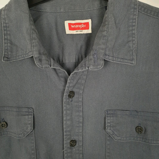 Mens Navy Wrangler Shirt