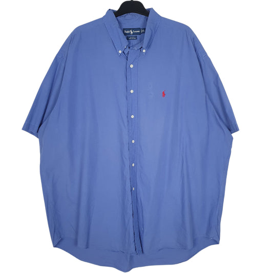 Mens Blue Ralph Lauren Short Sleeve Shirt