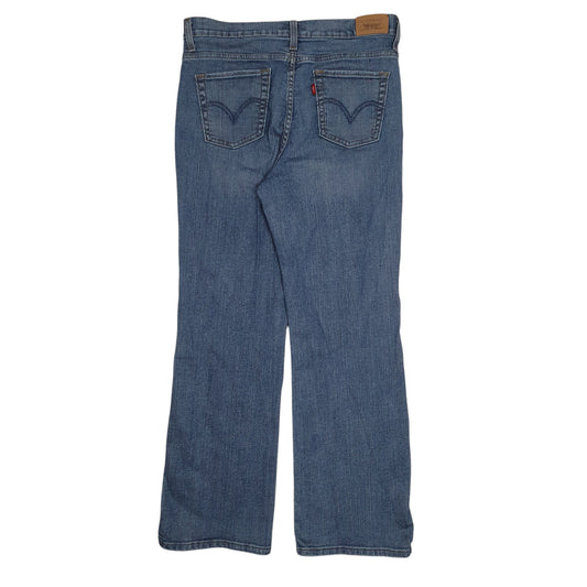 Womens Blue Levis Bootcut Jeans