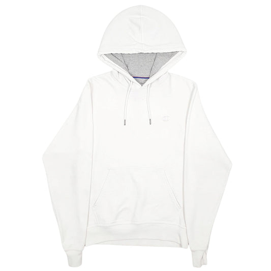 Mens White Champion Hoodie Jumper