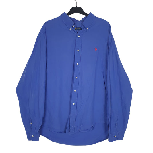 Mens Blue Ralph Lauren Long Sleeve Shirt