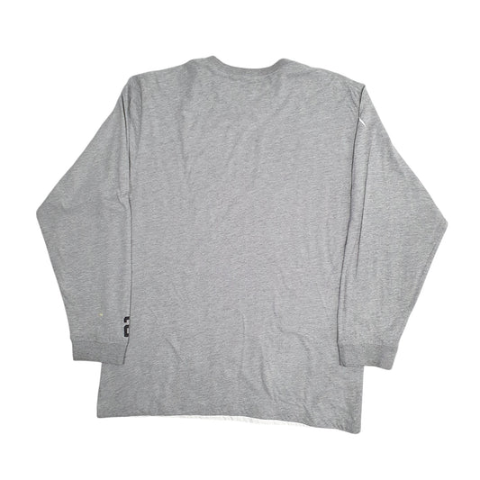 Mens White Nike Basketball Reversible Crewneck Jumper