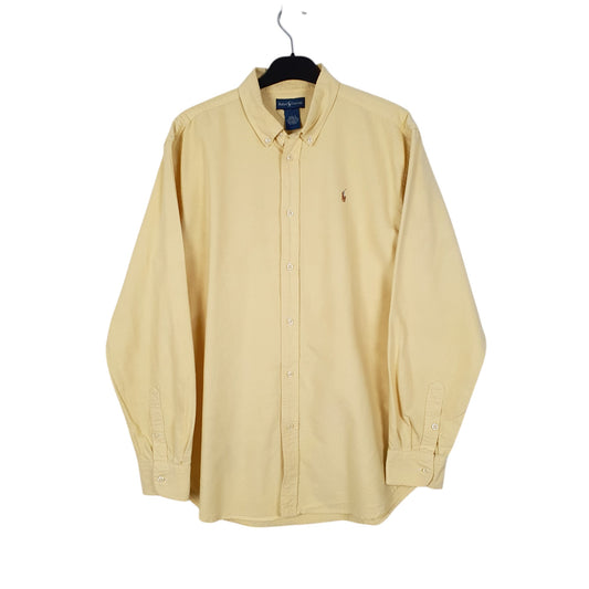 Mens Yellow Ralph Lauren Long Sleeve Shirt