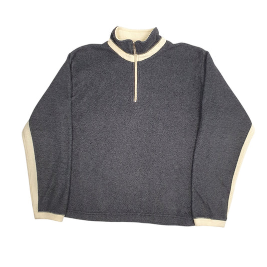 Womens Grey Champion Vintage 00s Quarter Zip Jumper