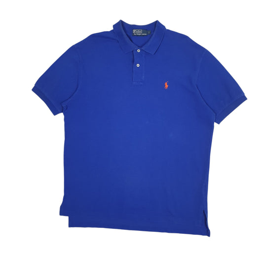 Mens Blue Polo Ralph Lauren Short Sleeve Polo Shirt