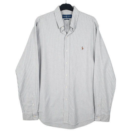 Mens Grey Ralph Lauren Long Sleeve Shirt