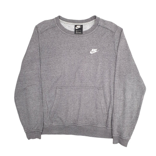 Mens Grey Nike Lightweight Crewneck Jumper