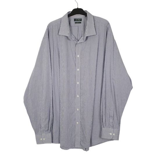 Mens Blue Ralph Lauren Performance Stretch Long Sleeve Shirt