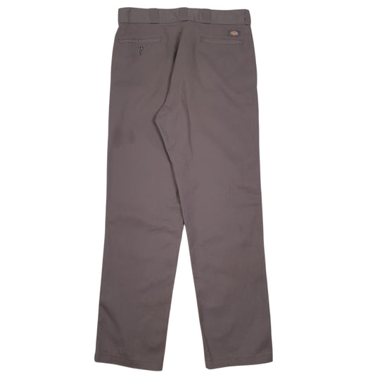 Mens Grey Dickies Workwear Trousers