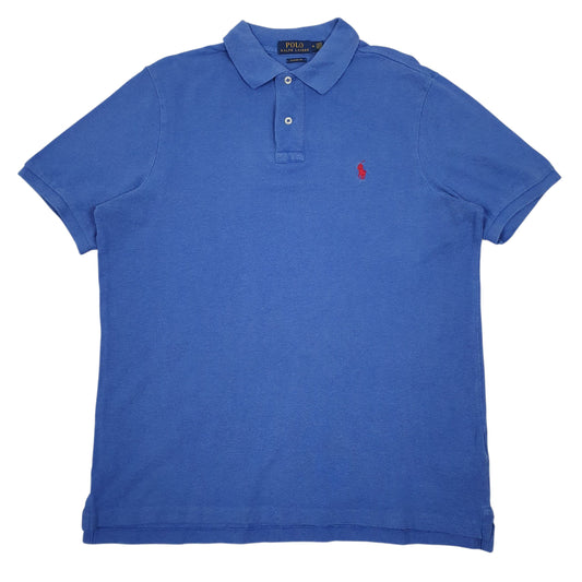 Mens Blue Polo Ralph Lauren Short Sleeve Polo Shirt