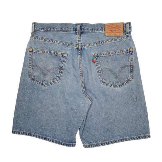 Mens Blue Levis 550 Shorts