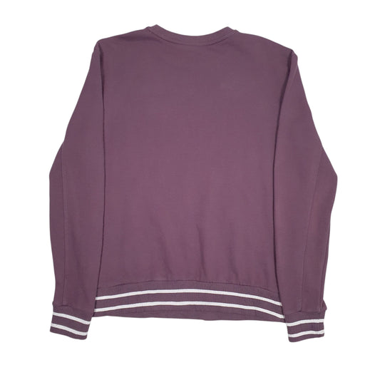 Mens Purple Fila Crewneck Jumper