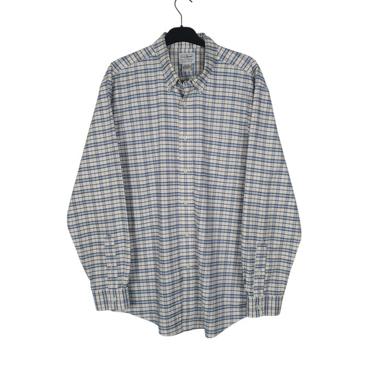 Mens Blue L.L.Bean Long Sleeve Shirt