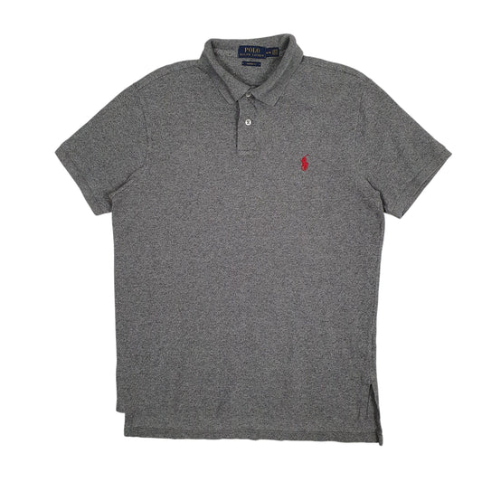 Mens Grey Polo Ralph Lauren Short Sleeve Polo Shirt
