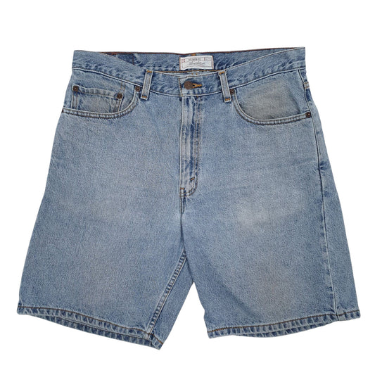 Mens Blue Levis Signature Relaxed Fit Denim Shorts