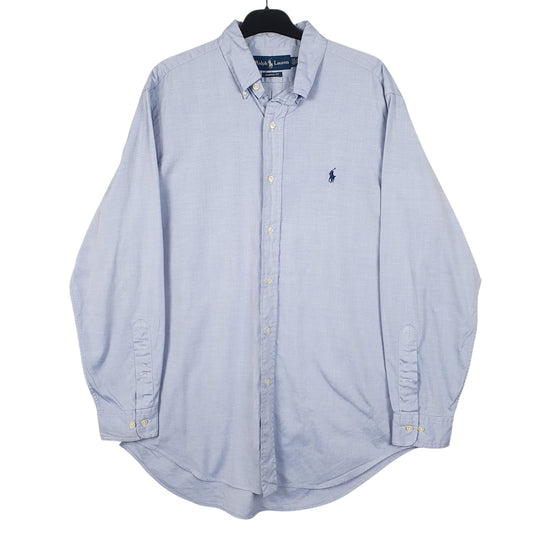 Mens Blue Ralph Lauren Long Sleeve Shirt