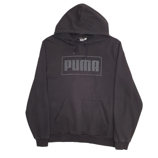 Mens Black Puma Hoodie Jumper