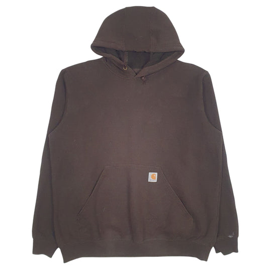 Mens Brown Champion Hoodie Jumper