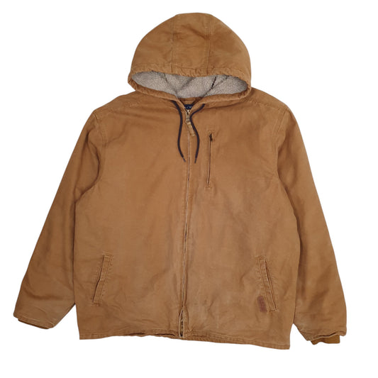 Mens Tan Bass Creek Active Hoodie Coat