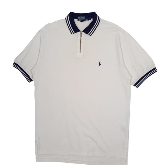 Mens White Polo Ralph Lauren Short Sleeve Polo Shirt