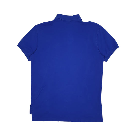 Mens Blue Polo Ralph Lauren Custom Fit Polo Shirt
