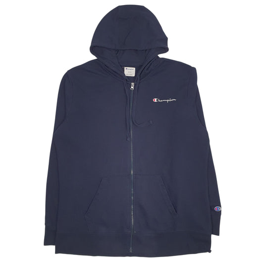 Mens Navy Champion Full Zip Jumper