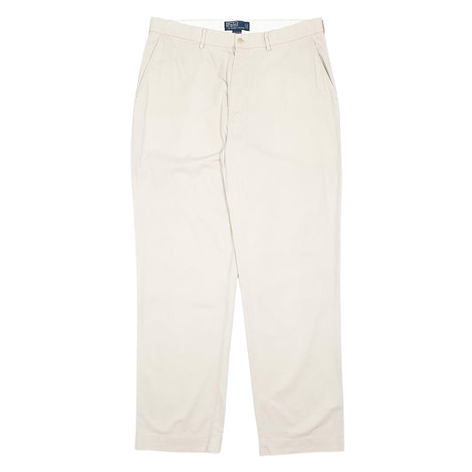 Mens Cream Polo Ralph Lauren Chino Trousers