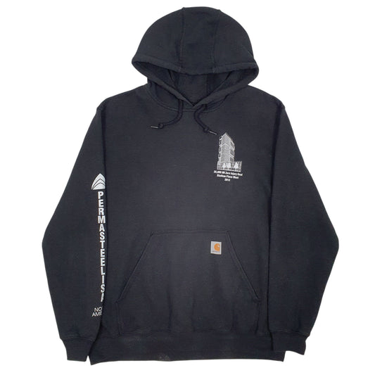 Mens Grey Carhartt Original Fit Hoodie Jumper