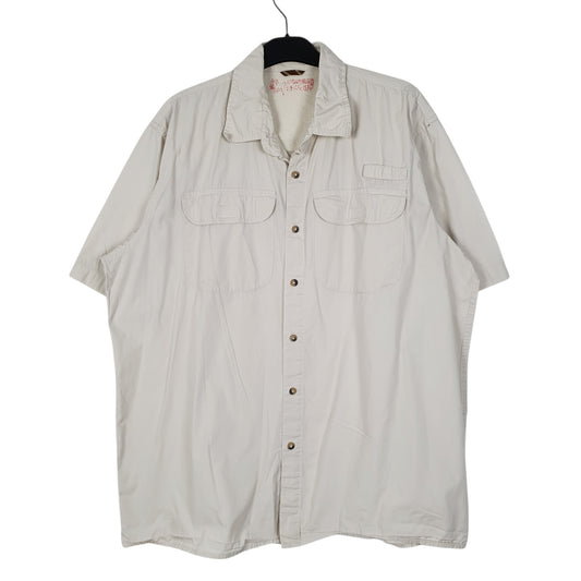 Mens White Wrangler Short Sleeve Shirt