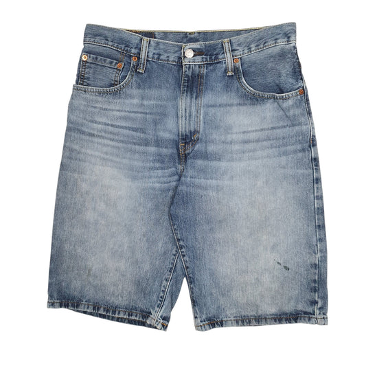 Mens Blue Levis 569 Denim Shorts