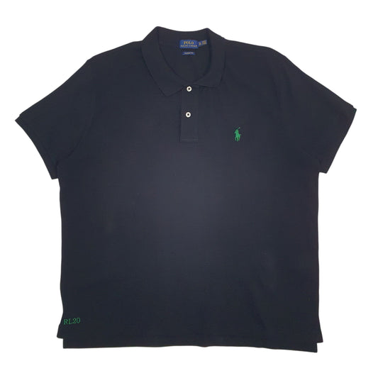 Womens Black Polo Ralph Lauren Short Sleeve Polo Shirt