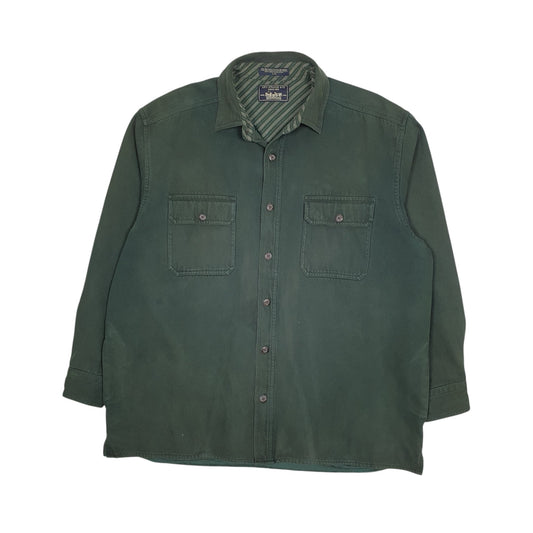 Mens Green Levis Overshirt Coat