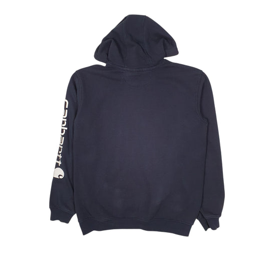 Mens Navy Carhartt Hoodie Jumper