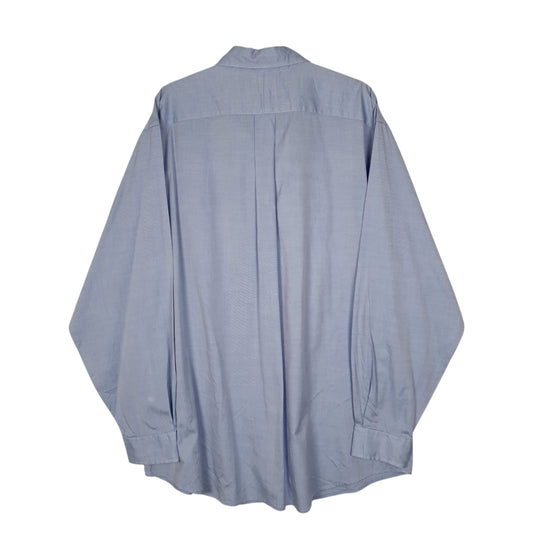 Mens Blue L.L.Bean Vintage 90s Shirt