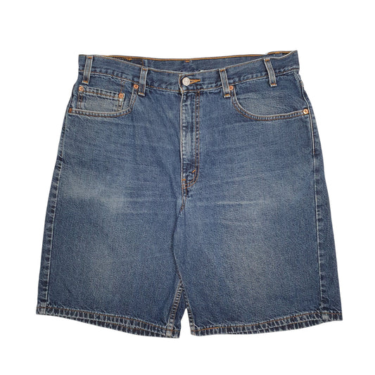 Mens Blue Levis 550 Vintage 90s Denim Shorts