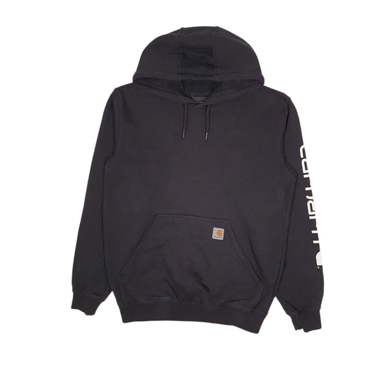 Mens Black Carhartt Hoodie Jumper
