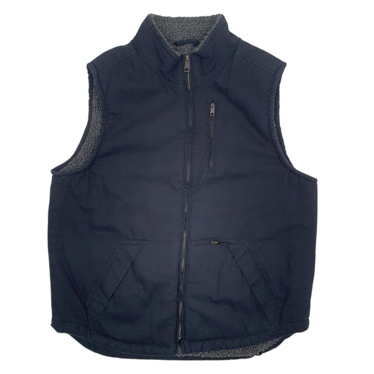 Mens Black Lee Fleece Lined Coat