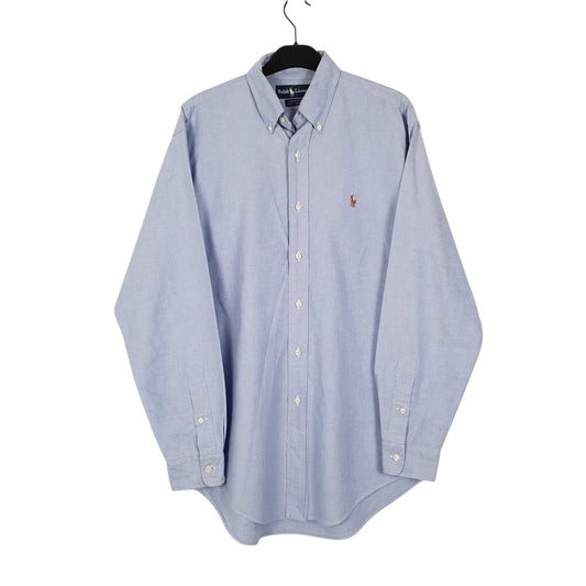 Mens Blue Ralph Lauren Long Sleeve Shirt